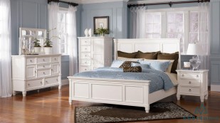 Giường ngủ gỗ Sồi sơn trắng - GTN 38
