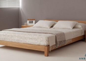 Giường ngủ gỗ Sồi Mỹ 1m6 - GTN 08