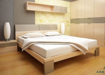 Bộ giường tủ gỗ công nghiệp MDF - GCN 10