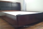 Giường ngủ gỗ Sồi bọc nệm nhà Anh Minh Tân Phú, TP.HCM