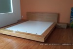Giường ngủ gỗ Sồi kiểu Nhật nhà Anh Hoàng Thủ Đức, TP.HCM