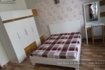 Giường ngủ gỗ Sồi tự nhiên sơn trắng nhà Anh Hiếu Gò Vấp, TP.HCM