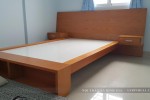 Giường ngủ kiểu Nhật gỗ Sồi tự nhiên nhà Chị Trâm Anh Quận 8, TP.HCM