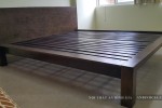 Giường ngủ kiểu Nhật gỗ Sồi tự nhiên nhà Chị Oanh Quận 10, TP.HCM