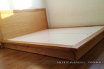 Giường ngủ kiểu Nhật gỗ Sồi tự nhiên nhà Chị Nguyệt Tân Phú, TP.HCM