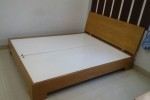 Giường ngủ kiểu Nhật gỗ tự nhiên Sồi Mỹ nhà Anh Tiến, Tân Bình, TPHCM