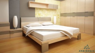 Bộ giường tủ gỗ công nghiệp MDF - GCN 10
