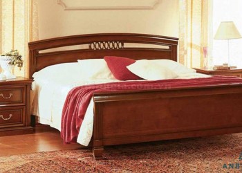 Giường đôi bằng gỗ Xoan Đào - GTN 11