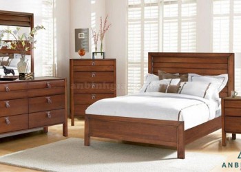 Bộ giường ngủ gỗ Xoan Đào - GTN 15