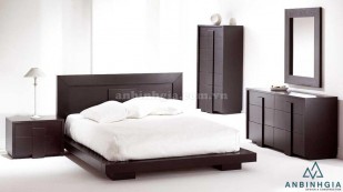Giường ngủ gỗ MDF kiểu Nhật - GKN 17