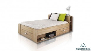 Giường có hộc kéo bằng gỗ MFC - GNK 22
