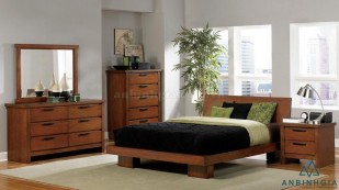 Giường ngủ đẹp gỗ Xoan Đào - GTN 41
