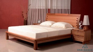 Giường làm bằng gỗ Xoan Đào - GTN 43