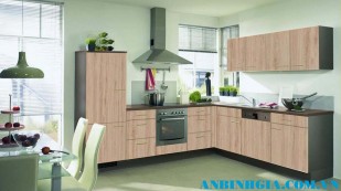 Tủ bếp gỗ Laminate - MS 53