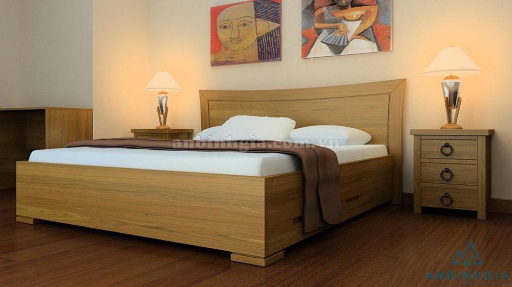 Giường gỗ MDF có ngăn kéo - GNK 17