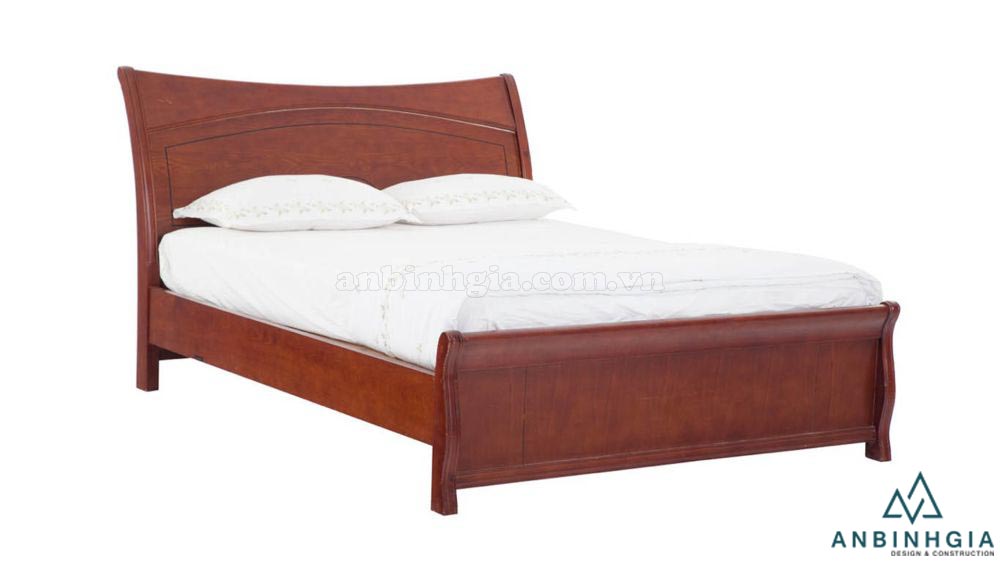 Giường đôi gỗ Xoan Đào tự nhiên - GTN 26
